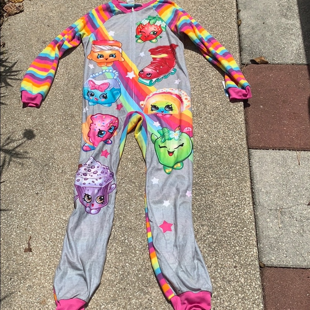BRAND NEW Shopkins Pajama Suit for Girls One Piece